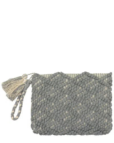 Guadalupe Santorini Clutch In Gray