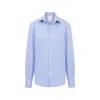 Guaj London Women's Blue / White Mylene Shirt In Blue/white