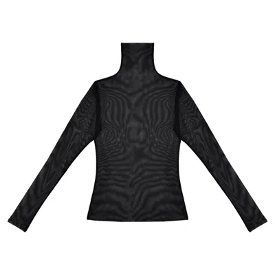 Guaja. Studio Women's Black Petrus See-through Sweater