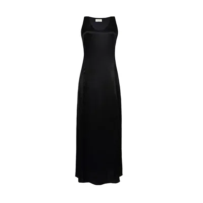 Guaja. Studio Women's Elena Long Satin Dress - Black