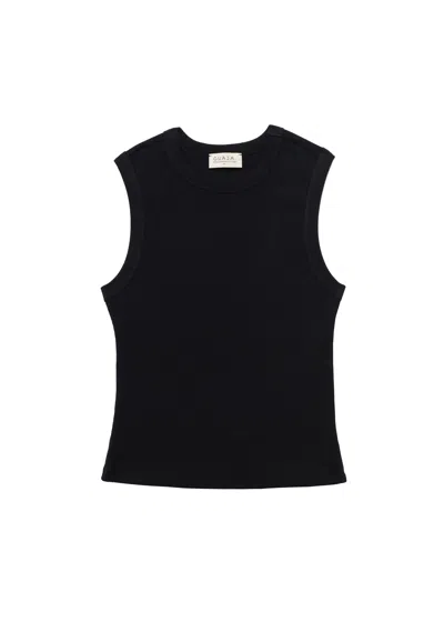 Guaja. Studio Women's Kurt High-neck Tank Top - Black