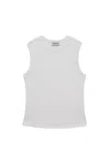 Guaja. Studio Women's Kurt High-neck Tank Top - White In White