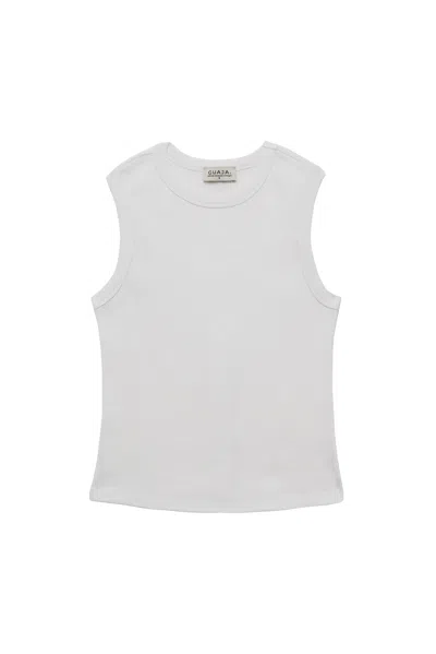 Guaja. Studio Women's Kurt High-neck Tank Top - White
