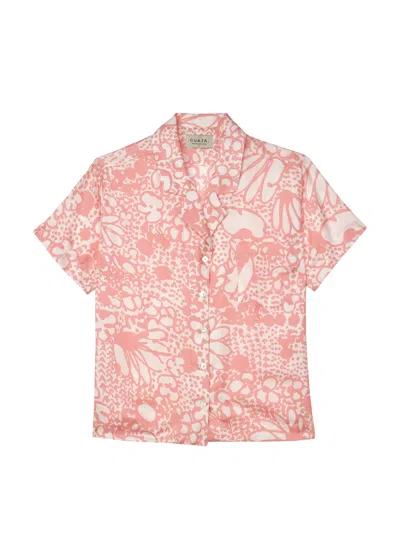 Guaja. Studio Women's Molí Silk Shirt In Pink