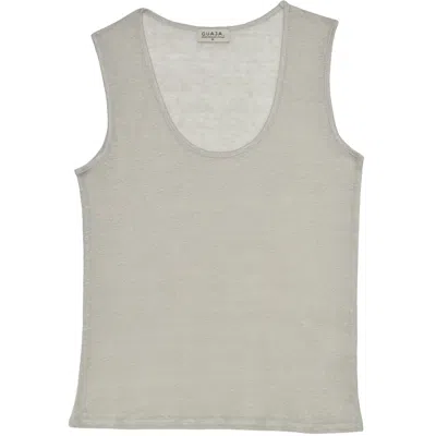 Guaja. Studio Women's Neutrals Linen Tank Top - Beige