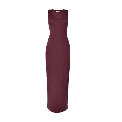 Guaja. Studio Women's Red Amy Maxi Dress - Plum
