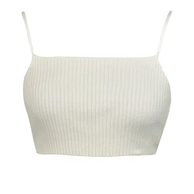 Guaja. Studio Women's White Aruba Backless Top - Cream