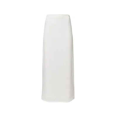 Guaja. Studio Women's White Margherita Cotton Skirt