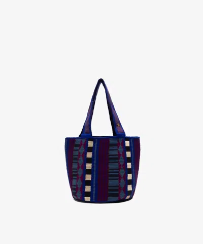Guanabana Women's Noa Ii Tote Bag In Blue & Purple In Multi