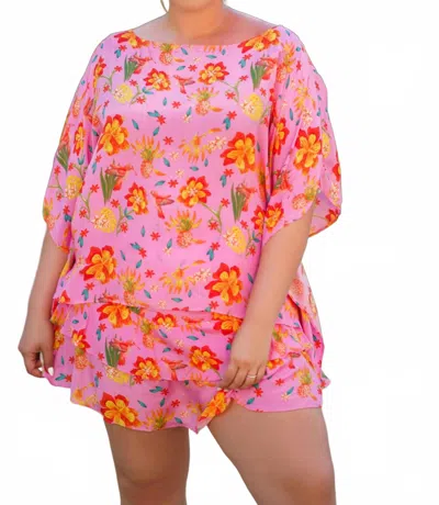 Guapa Nargis Kaftan Top - Plus In Multi