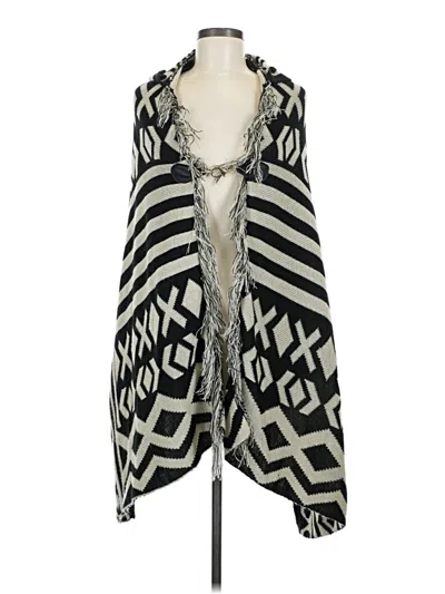 Pre-owned Guapa Poncho In Black