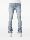 Guapi Aqua Embellished V4 Stacked Jeans In Blue