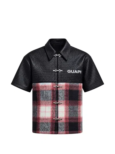 Guapi Aviation Panelled Shirt In Black
