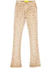 Guapi Crystal-embellished Jeans In Neutrals