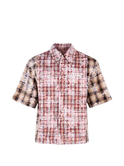 Guapi Eclipse Rhinestone-embellished Plaid Shirt In Multi