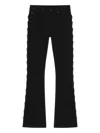Guapi Embellished Straight-leg Jeans In Black