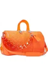 Guapi Monogram Duffle Bag In Orange