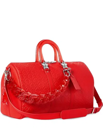Guapi Monogram Duffle Bag In Red
