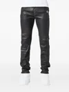 Guapi Obsidian Back Waxed Jeans In Black
