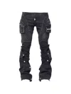 Guapi Panelled Jeans In Black