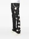 Guapi Star-patch Jeans In Black