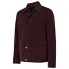 Guards London Men's Black / Red Irish Reversible Wool Blend Jacket - Wine/black In Multi