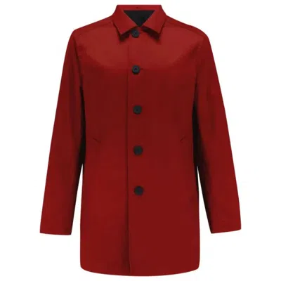 Guards London Montague Reversible Mac In Red