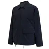 Guards London Men's Blue / Green Marcher Reversible Jacket - Green/navy In Blue/green