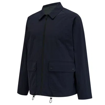 Guards London Men's Blue / Green Marcher Reversible Jacket - Green/navy In Blue/green