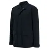 Guards London Men's Blue Gunner Safari Jacket - Navy In Blue