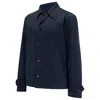 Guards London Men's Blue Lancer Cotton Chore Jacket - Navy In Blue