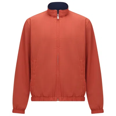 Guards London Men's Blue / Orange Eldridge Reversible Lightweight Harrington - Navy/orange In Multi