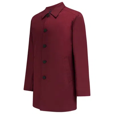 Guards London Men's Blue / Red Montague Reversible Raincoat - Wine/navy In Blue/red