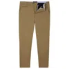 Guards London Men's Brown Tailored Chinos - Tobacco In Brown