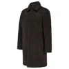 Guards London Men's Coldstream Wool Check Overcoat - Brown Check In Brown