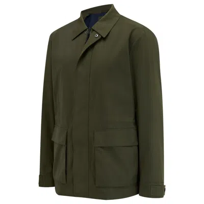 Guards London Men's Green Gunner Safari Jacket - Khaki