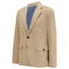 Guards London Men's Neutrals Ballard Cotton Blazer - Stone