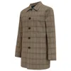 Guards London Men's Robertson Reversible Raincoat - Check/black In Black