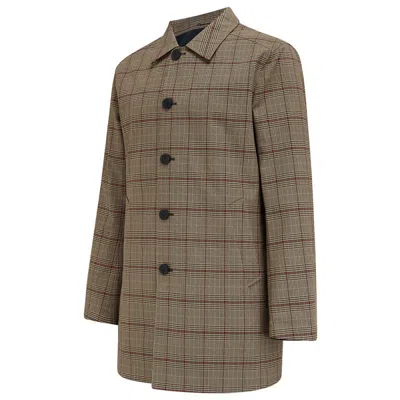Guards London Men's Robertson Reversible Raincoat - Check/black