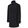 Guards London Men's Walker Hybrid Technical Parka - Black In Black