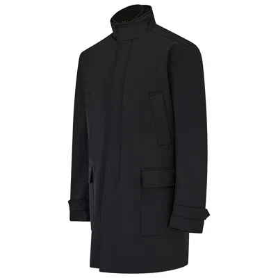 Guards London Men's Walker Hybrid Technical Parka - Black