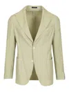 Guarinucci Single-breasted Patch-pocket Blazer In Green