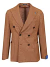 Guarinucci Blazer Doppio Petto Lana Opsak Verde