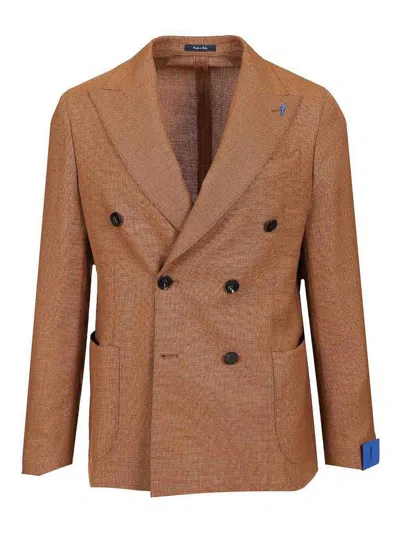 GUARINUCCI DOUBLE-BREASTED WOOL BLAZER