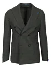 Guarinucci Blazer Doppio Petto Lana Opsak Verde