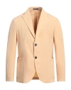 Guarinucci Man Blazer Apricot Size 42 Cotton, Elastane In Orange