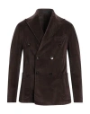 Guarinucci Man Blazer Chocolate Brown Size 38 Cotton, Lyocell, Elastane