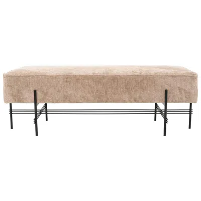 Pre-owned Gubi 2024 Gamfratesi For  Ts Pouffe In Mumble Fabric 120x40 In Sand