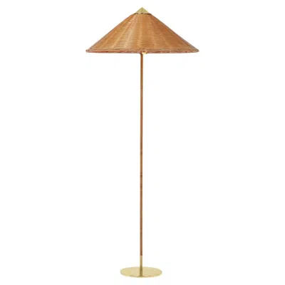 Pre-owned Gubi 9602 Floor Lamp By Paavo Tynell In Stock In Brown