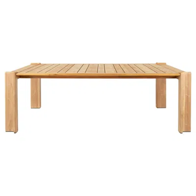 Pre-owned Gubi Atmosfera Outdoor Dining Table 209 X 105 Cm In Brown